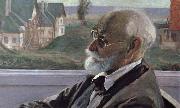 Nesterov Nikolai Stepanovich The portrait of Pavlovian Spain oil painting artist